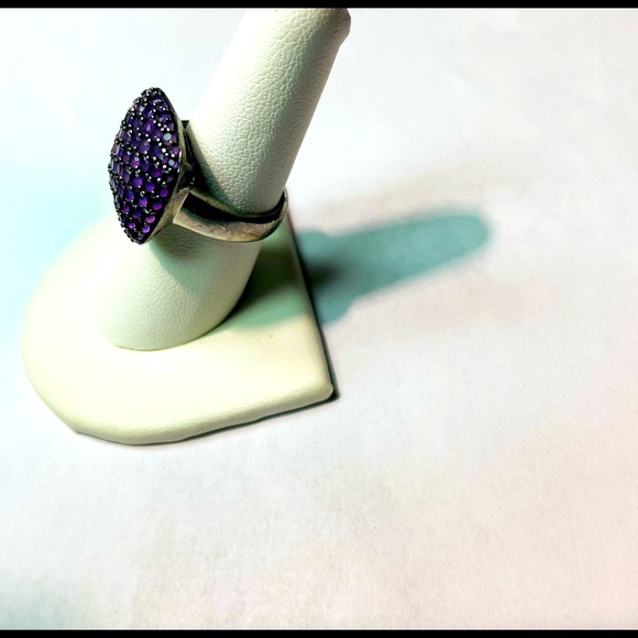 Amethyst 925 Silver Ring - Picture 7 of 10